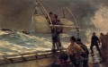 La señal de angustia Realismo pintor marino Winslow Homer